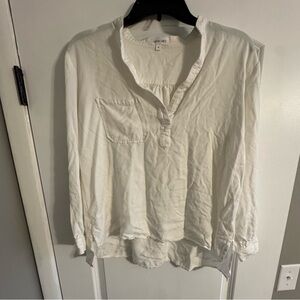 Olivia Grey Cream Blouse